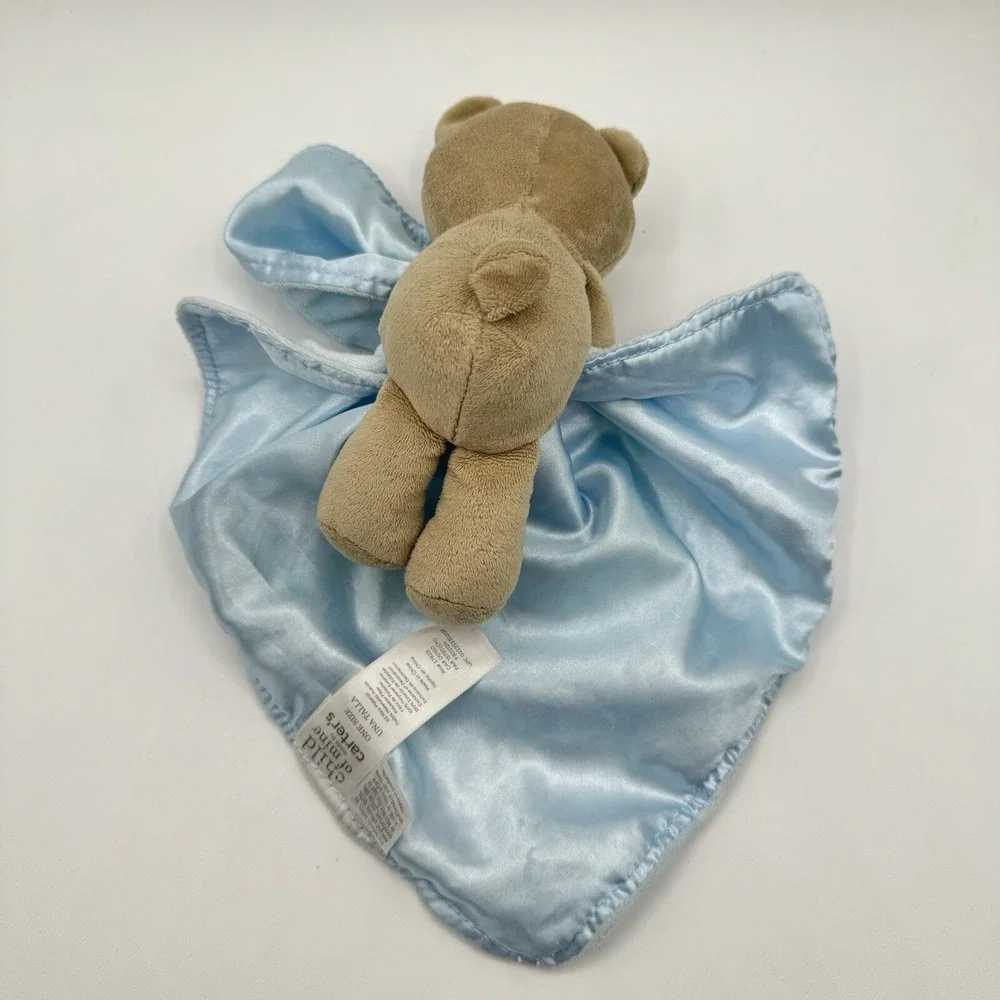 Carters Teddy Bear Baby Nubby Lovey Security Blanket Stuffed Plush Child Of Mine